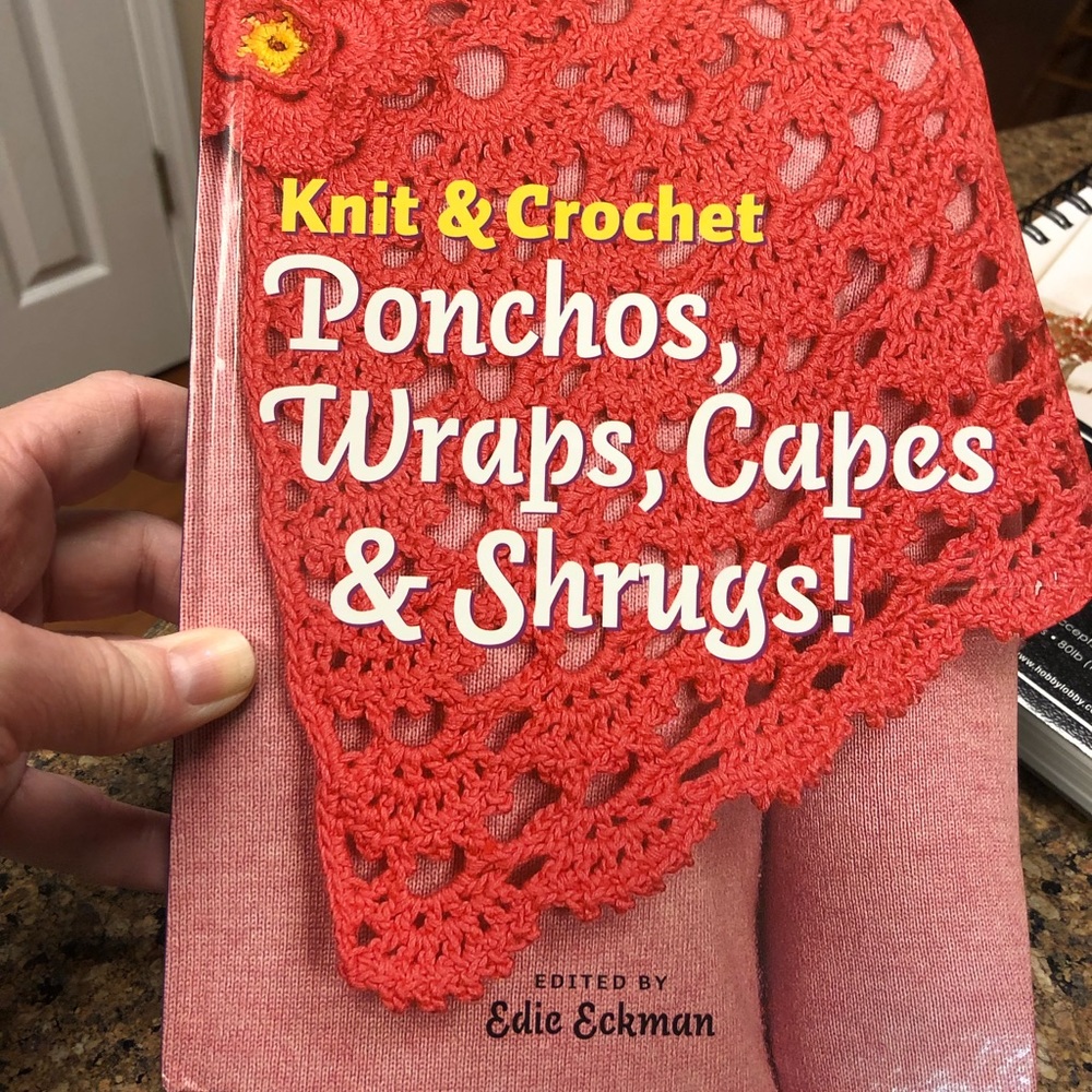 Knit and crochet ponchos, wraps, capes, and shrugs pattern book